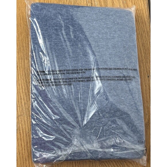 New LL Bean River Driver Henley Shirt Mens Medium Blue Thermal Long Sleeve NWT - Picture 3 of 3